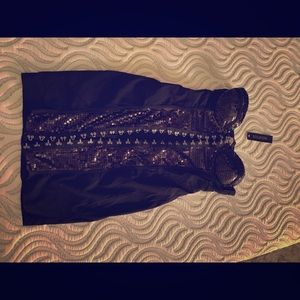 Sequence black dress